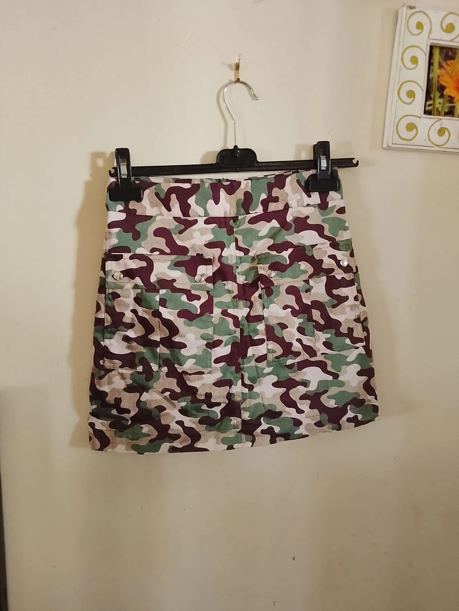 🏖️ZARA NIEUW MET ETIKETT CAMOUFLAGE KORTE JUP ZIJMAAT 34 NP  39 e 🏖️ – photo 4